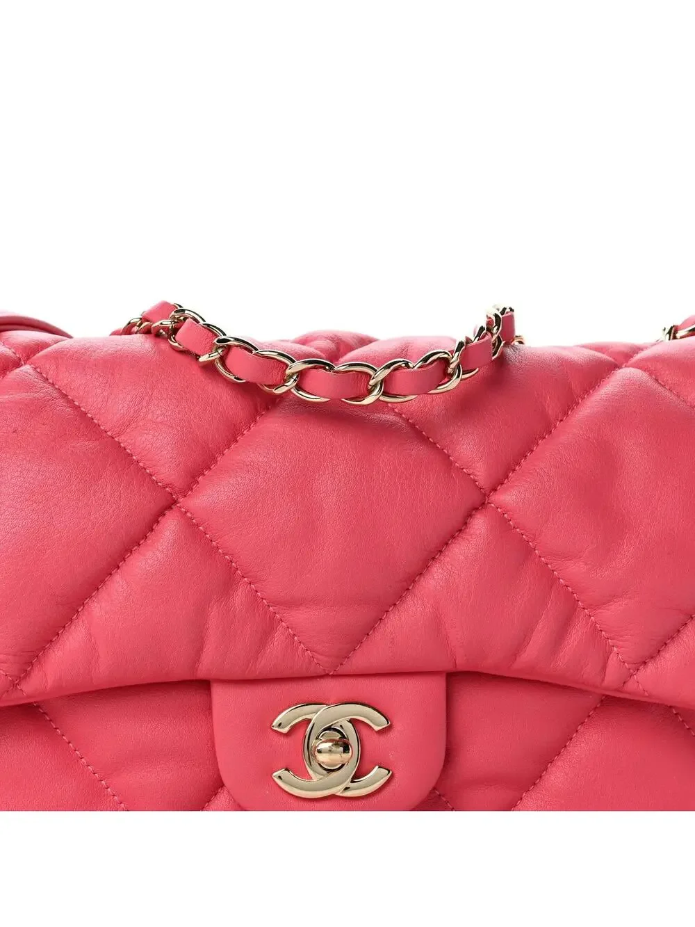 Chanel Calfskin Quilted Medium Bubbly #343066C31B